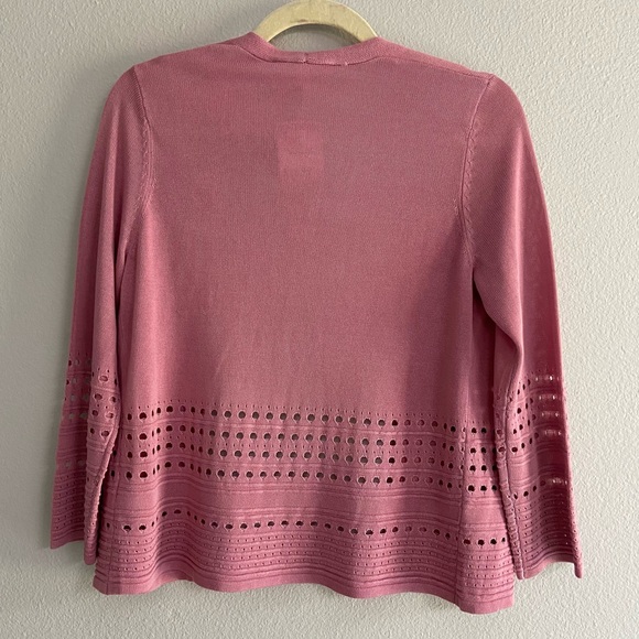 Cyrus Open Cardigan Dusty Pink Size Small - Picture 5 of 8